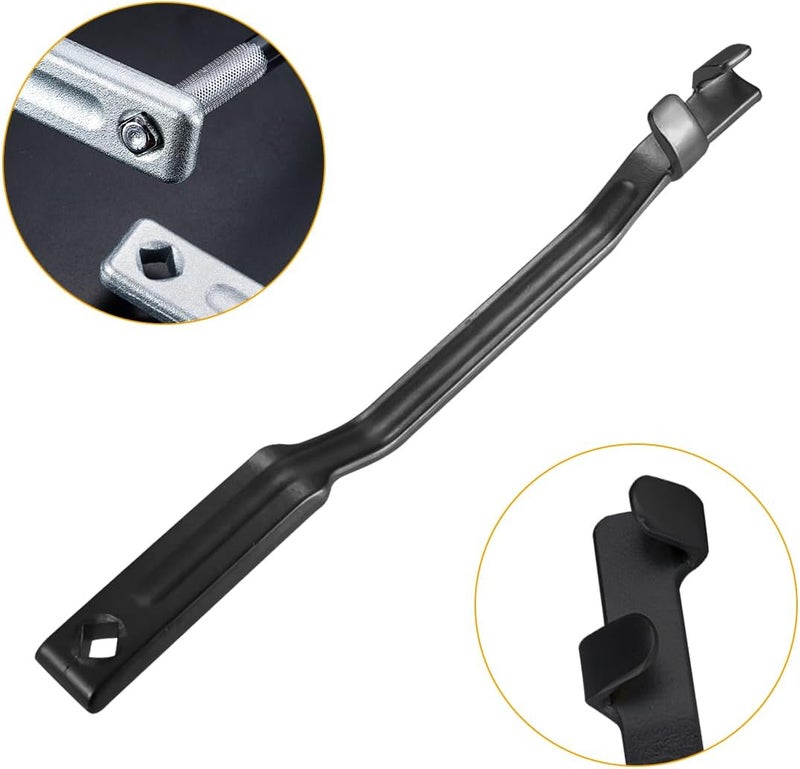 Mandark Car Wrench Extender Tool Bar, Ultra Long Vehicle Drive Torgue Extender with 1/2" Square Hole, Auto Wrench Extension Leverage Tool Accessories, Universal for SUV, Sedan, Truck (Black) - Image 2